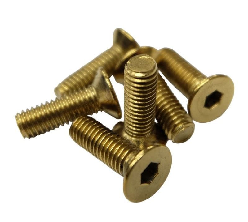 NRG — NRG Steering Wheel Screw Upgrade Kit (Conical) - Chrome Gold