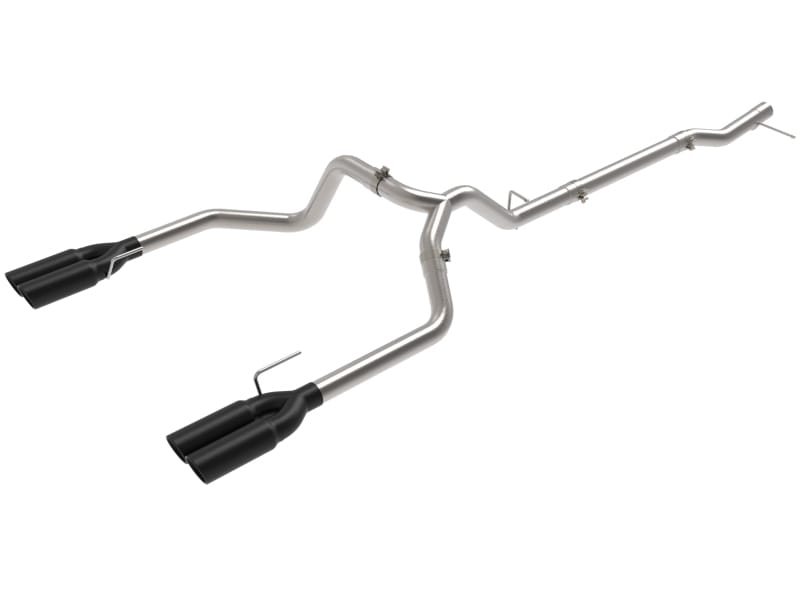 aFe — Vulcan Series 3 IN 304 Stainless Steel DPF-Back Exhaust System w/Black Tip