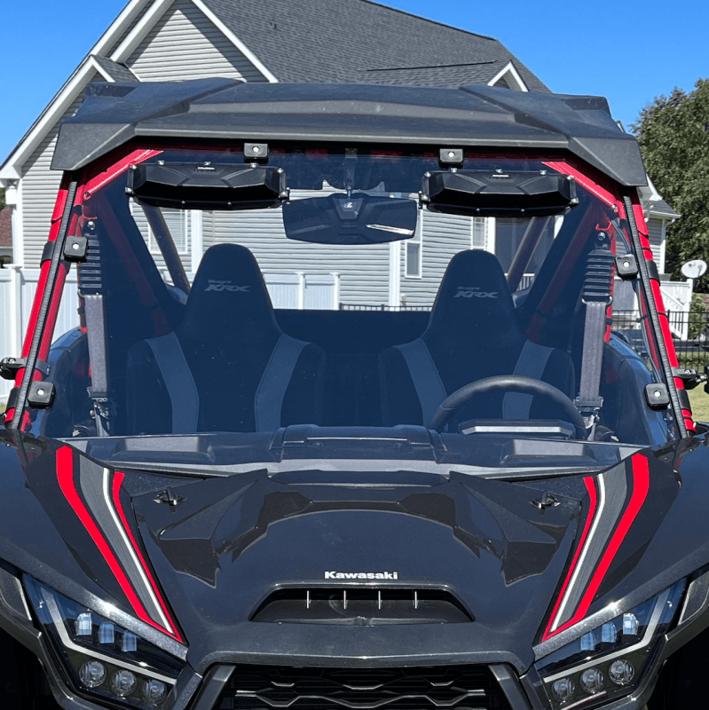 Seizmik — Seizmik 20-23 Kawasaki KRX1000 Teryx Windshield Versa-Vent Hard-Coated