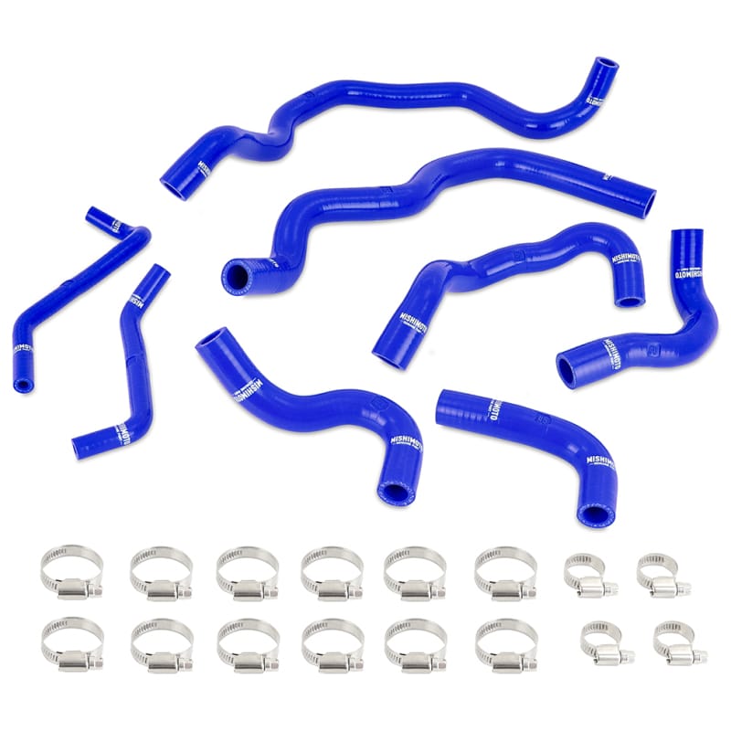 Mishimoto — Silicone Intercooler Coolant Hose Kit, Blue, fits Infiniti Q50/Q60 3.0T 2016-24