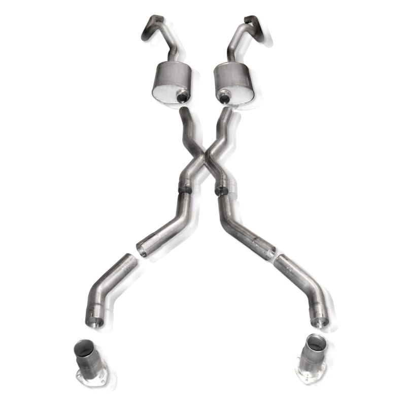 Stainless Works — Stainless Works Catback Turbo Chambered Mufflers W/Air Ride Performance Connect