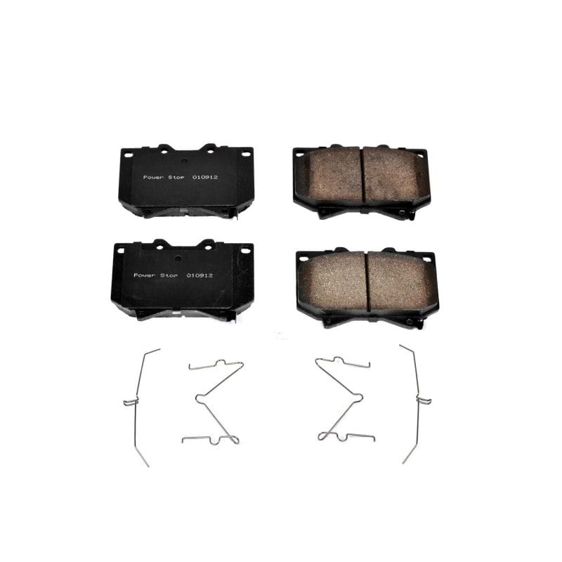 PowerStop — PowerStop - Z17 Low-Dust Ceramic Brake Pads with Hardware