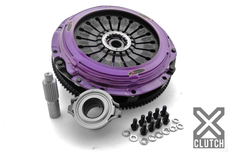 XCLUTCH — Clutch Kit Inc Flywheel; 9" Twin Solid Ceramic Clutch Discs