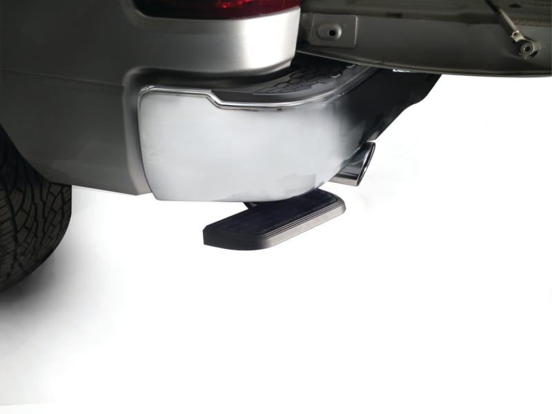 AMP Research — Bedstep Flp Dwn Bmpr Stp 09-18 Ram 1500, 19-24 Classic, Dual Exhaust compatible
BedStep®