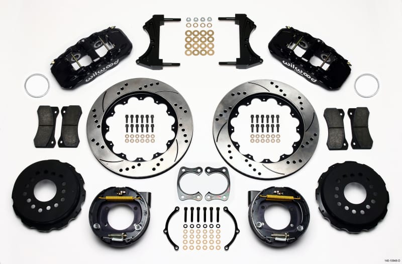 Wilwood — KIT,REAR,BIG FORD,NEW,2.50 OFFSET,AERO4 14.00 ROTOR,SRP