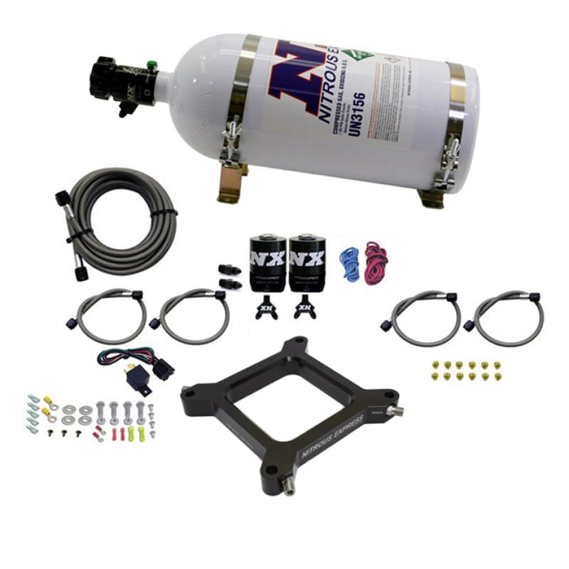 Nitrous Express — 4150 Assassin Plate, Stage 6 (50-300HP) 10LB Bottle