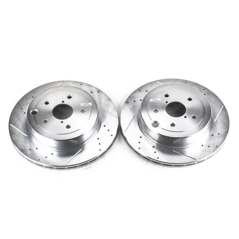 PowerStop — PowerStop Evolution Performance Drilled, Slotted & Plated Brake Rotor Pair