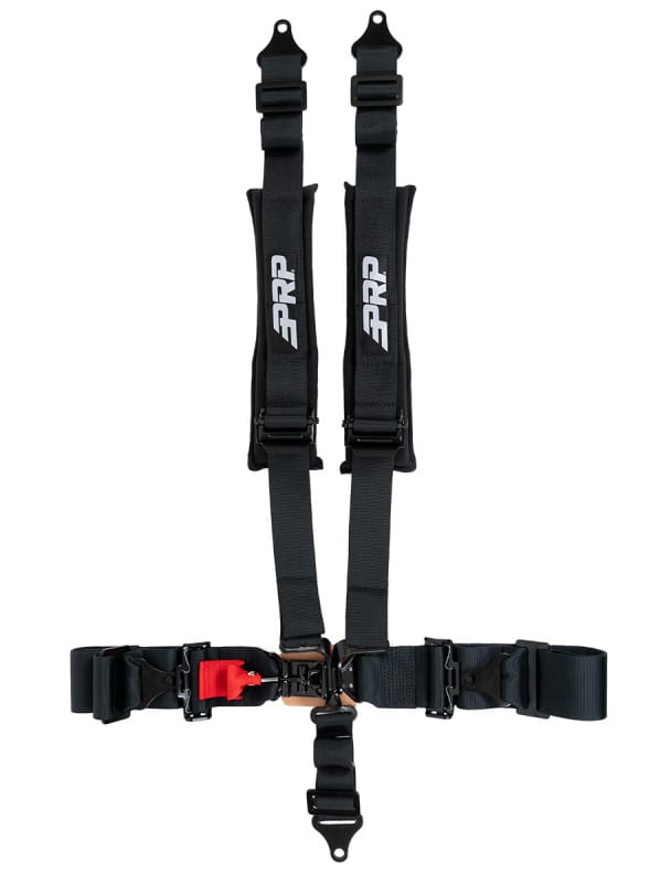PRP Seats — PRP 5.3x2 Harness - 5 Point Harness 3In Lap Belts 2In Shoulder Belts w/ Removable Pads