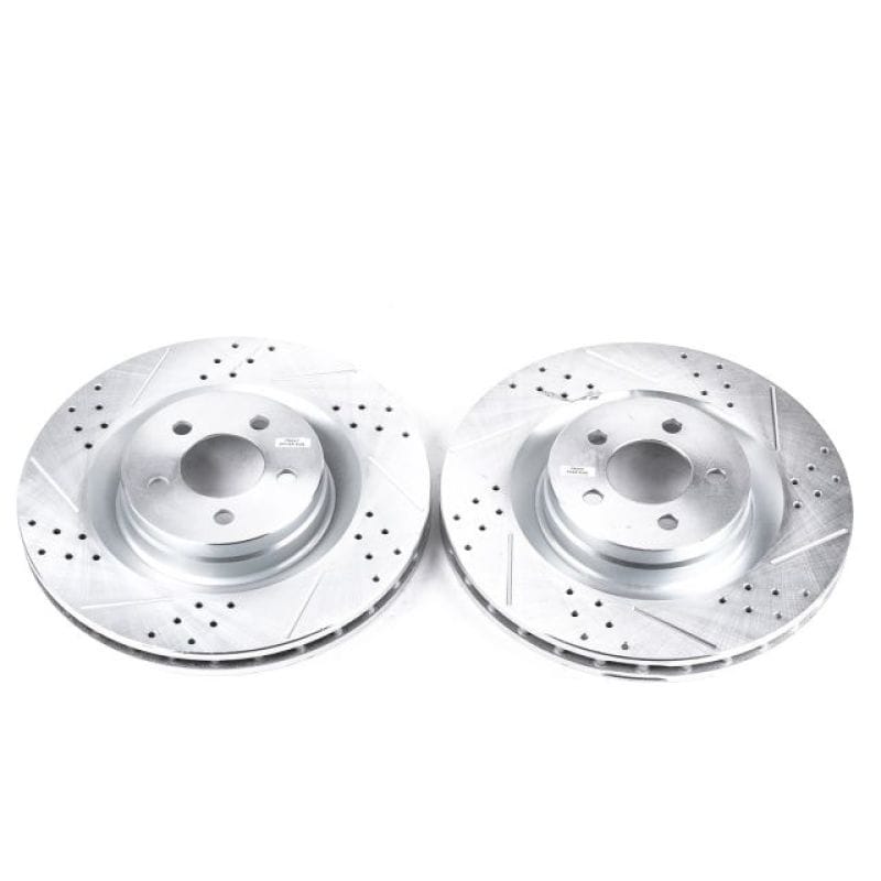 PowerStop — PowerStop Evolution Performance Drilled, Slotted & Plated Brake Rotor Pair