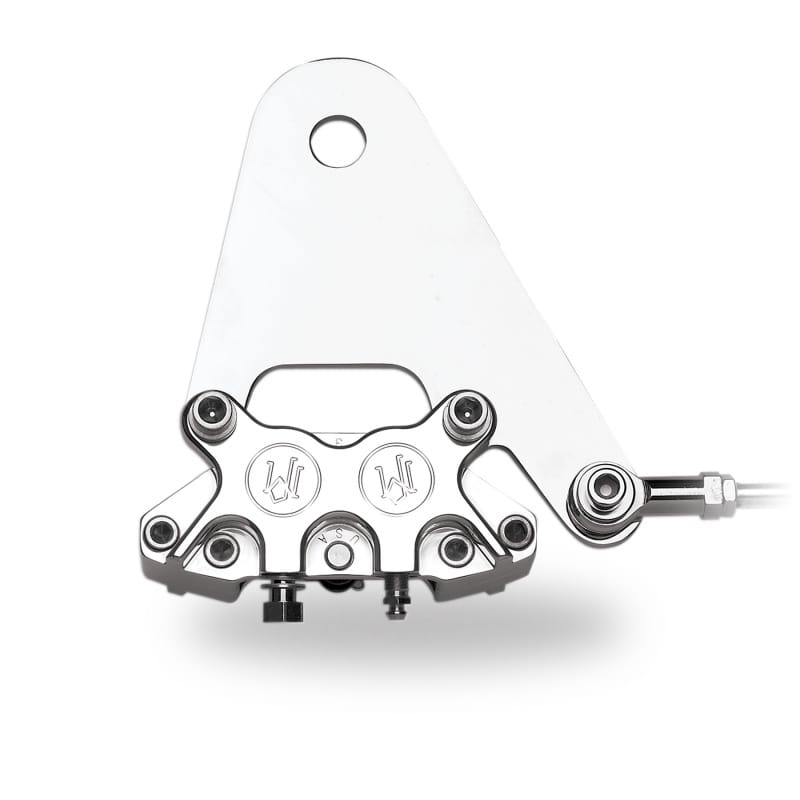 Performance Machine — Performance Machine Rear Brake 125x4R x Stock Disc - Chrome