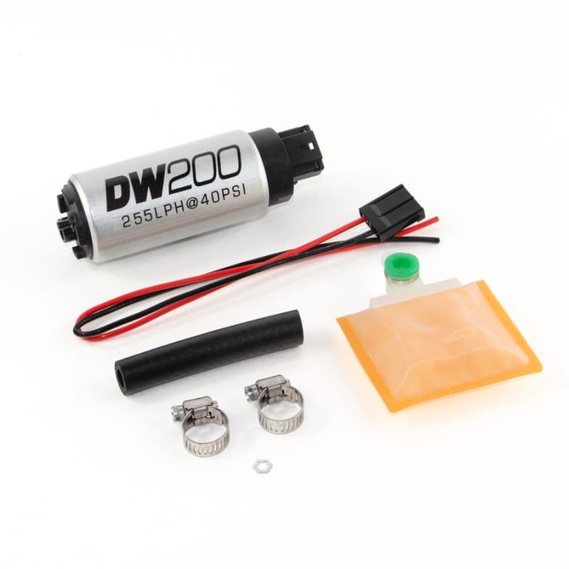 DeatschWerks — 255lph in-tank fuel pump w/ 9-1000 install kit
DW200 Universal fuel pump