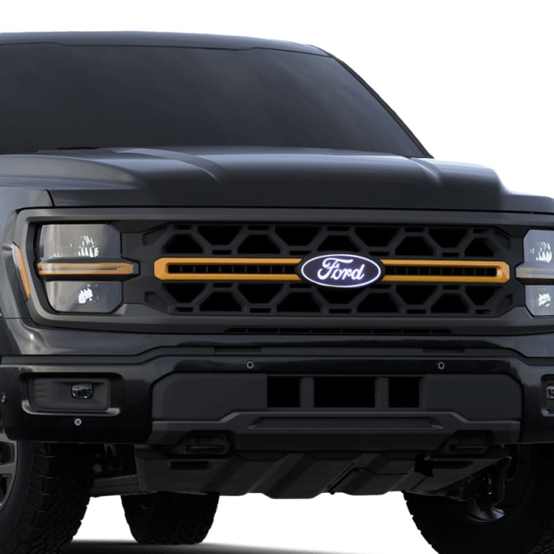 Putco — Putco 2024 Ford F-150 Front Emblem - With camera cutout (With Spray washer)