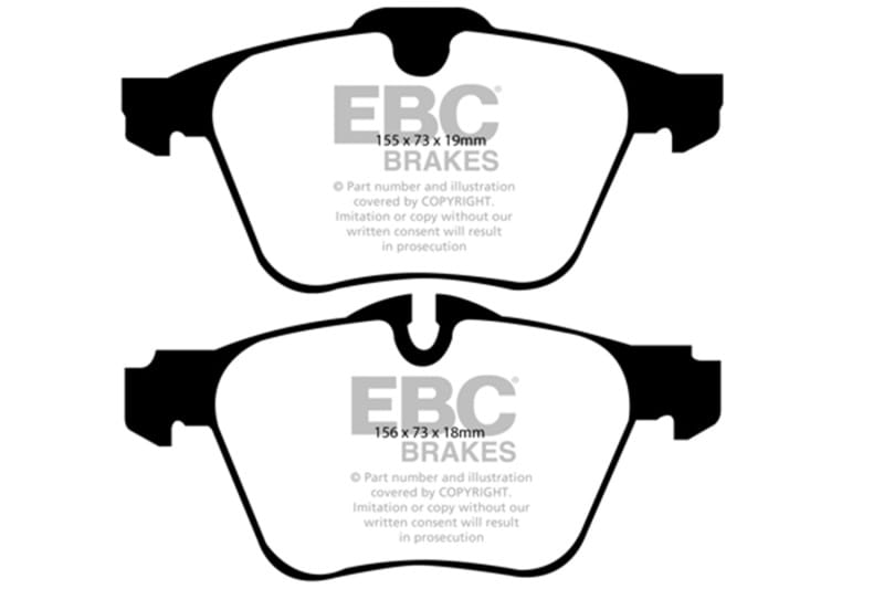 EBC — EBC 13-15 Jaguar XF 3.0 Supercharged Yellowstuff Front Brake Pads
Disc Brake Pad