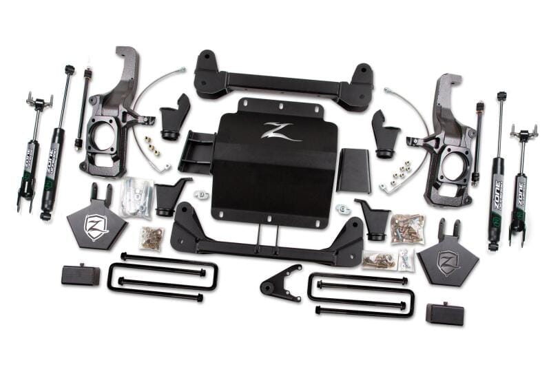 Zone Offroad — Zone Offroad 11-19 GM HD 5in System w/o Overload - Fox Adv Series