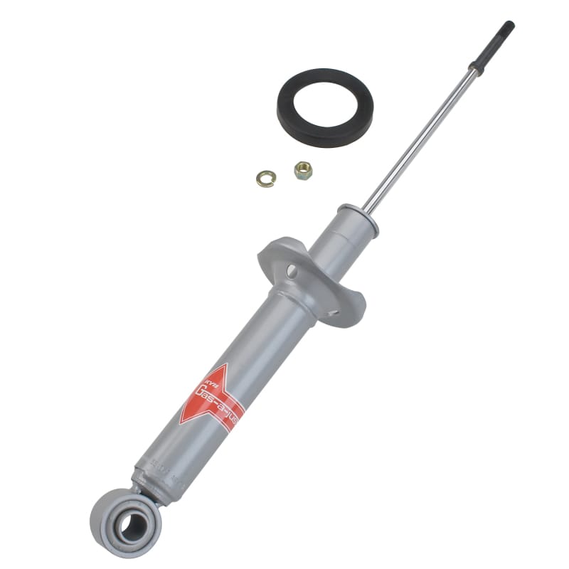 KYB — The Gas-a-just monotube strut is available as an OE monotube replacement to restore your vehicle's original capabilities. The KYB Gas-a-just has two separate working chambers: An air-free hydraulic piston and valve area for responsiveness and control, and a second high-pressure nitrogen gas area with a floating piston that provides a comfortable ride during normal driving and adds instant performance on demand.
High Pressure Monotube Gas Strut