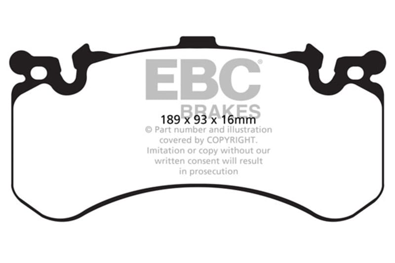 EBC — Redstuff Ceramic Low Dust Brake Pads