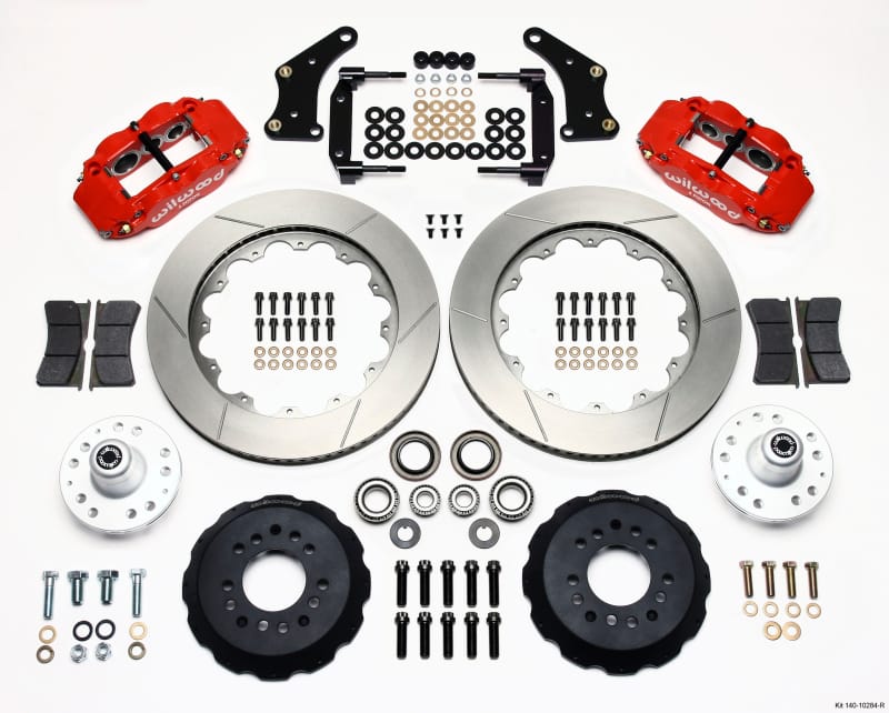 Wilwood — KIT,FRONT,LARGE GM,58-70,DROP SPINDLE FNSL6R,14.00 ROTOR,RED