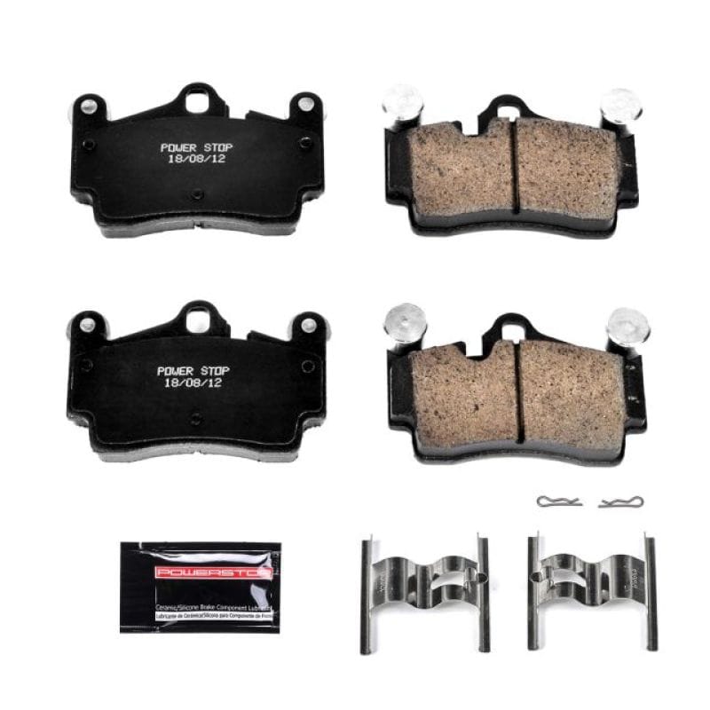 PowerStop — PowerStop - Z23 Daily Driver Carbon-Fiber Ceramic Brake Pads with Hardware Kit