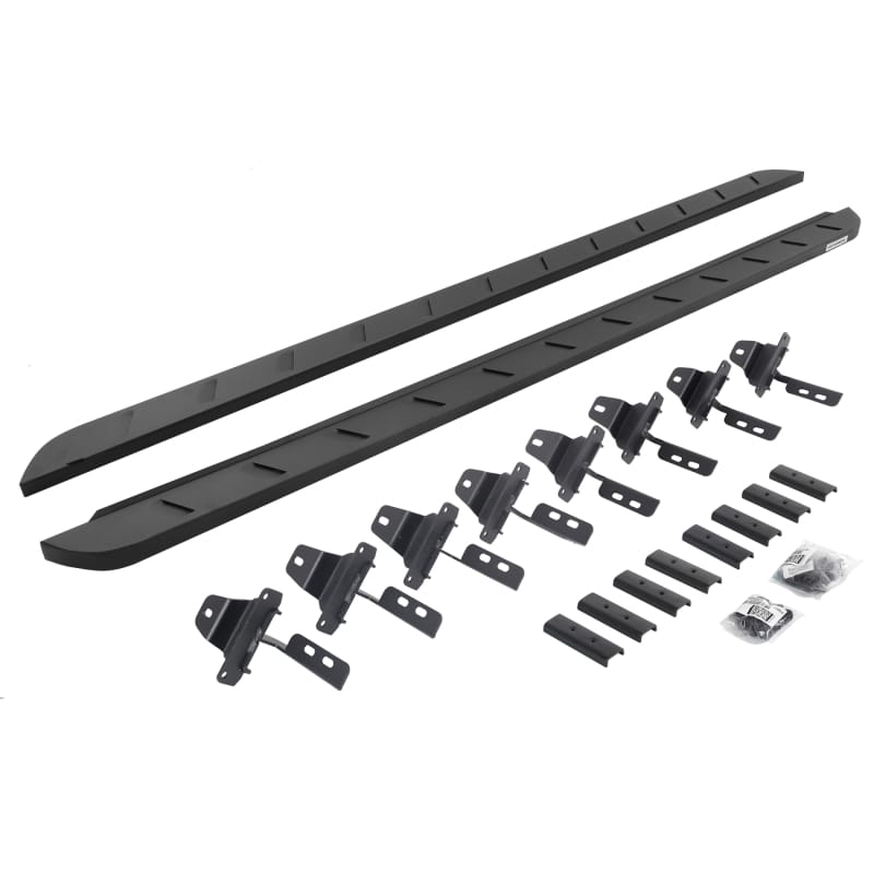 Go Rhino — RB10 Slim Line Running Boards with Mounting Brackets Kit