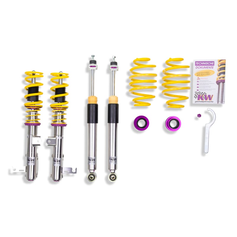 KW — Height Adjustable Coilovers with Independent Compression and Rebound Technology
KW COILOVER KIT V3 - 35260057