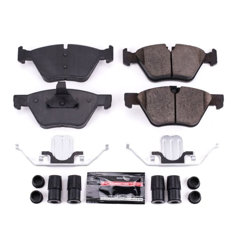 PowerStop — PowerStop - Z23 Daily Driver Carbon-Fiber Ceramic Brake Pads with Hardware Kit