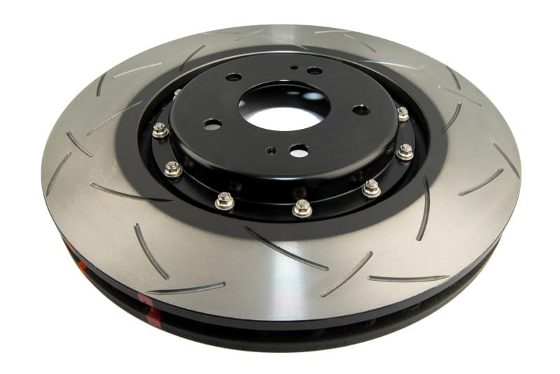 DBA — DBA 08+ EVO X Front Slotted 5000 Series 2 Piece Rotor Assembled w/ Black Hat
Brake Rotor
Brake Disc