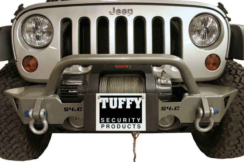 Tuffy Products — Tuffy Flip-up License Plate Holder For Winch Roller Fairlead 01Black
License Plate Holder