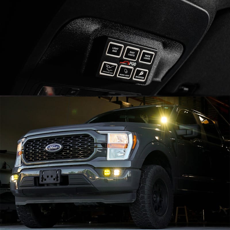 SPOD — Spod Ford 2021-on F-150 Mini 6 SourceLT Vehicle Specific Kit
Mini6 SourceLT Vehic