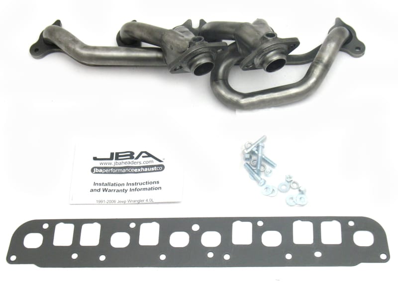 JBA — JBA 00-06 Jeep 4.0L 1-1/2in Primary Raw 409SS Cat4Ward Header
Exhaust Header
