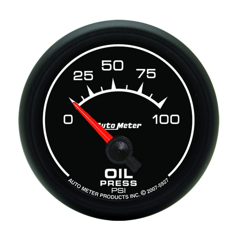 AutoMeter — GAUGE, OIL PRESSURE, 2 1/16", 100PSI, ELECTRIC, ES