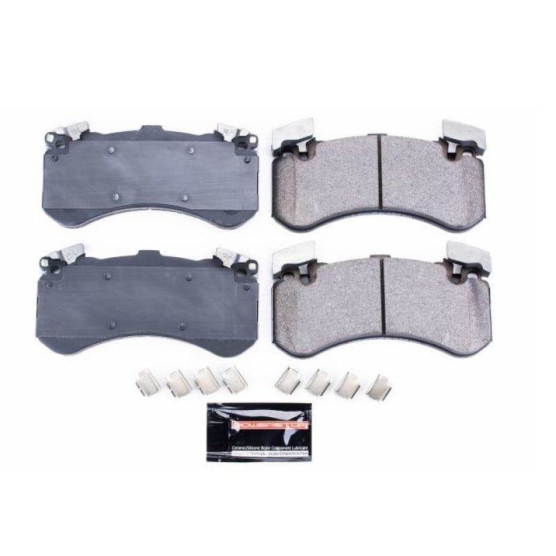 PowerStop — PowerStop - Z23 Daily Driver Carbon-Fiber Ceramic Brake Pads with Hardware Kit