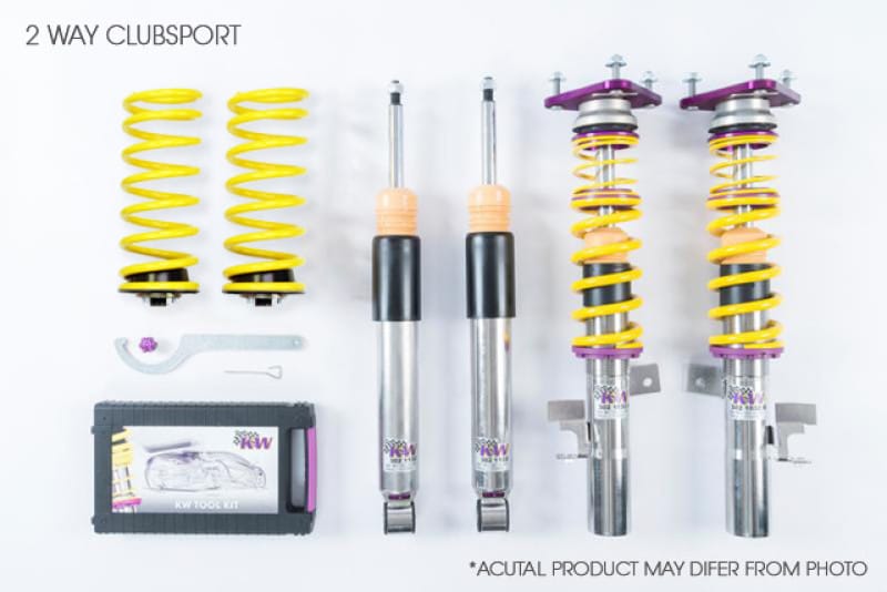 KW — Adjustable Coilovers, Aluminum Top Mounts, Independent Compression and Rebound
KW V3 CLUBSPORT KIT - 35230867