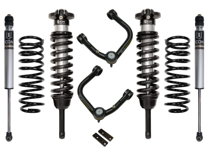 ICON — 10-UP FJ/10-UP 4RUNNER 0-3.5" STAGE 2 SUSPENSION SYSTEM W TUBULAR UCA
10-24 4RNR/10-14 FJ 0-3.5" STAGE 2 SUSPENSION SYSTEM W TUBULAR UCA