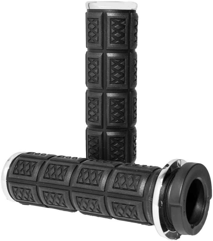 Kuryakyn — Kuryakyn Enygma Grips Throttle-By -Wire - Chrome