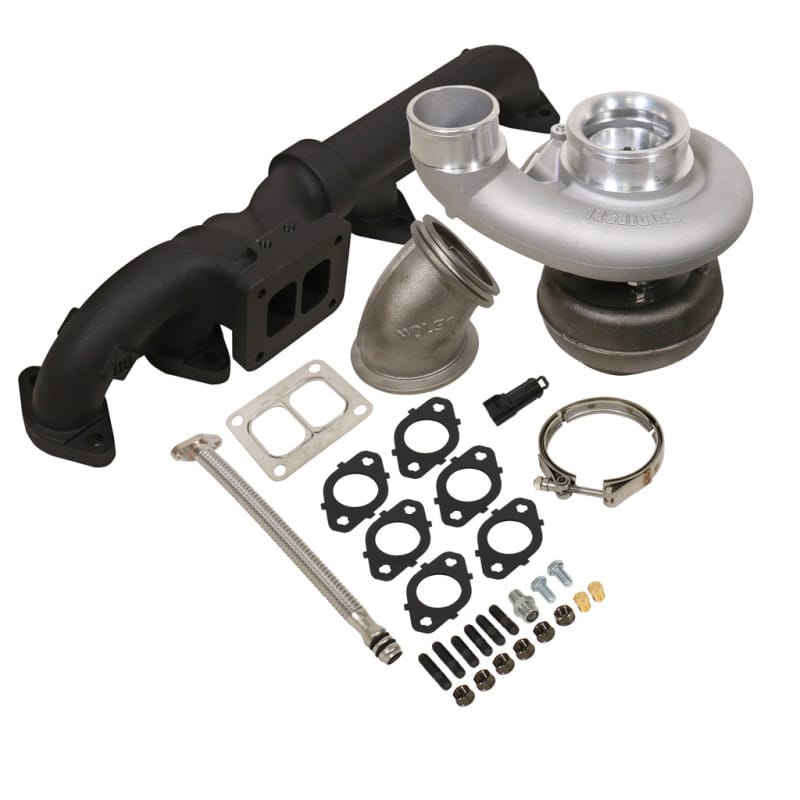 BD Diesel — BD Iron Horn 5.9L Cummins Turbo Kit S361SXE/76 0.91AR Dodge 2003-2007
Iron Horn Turbocharger Kit