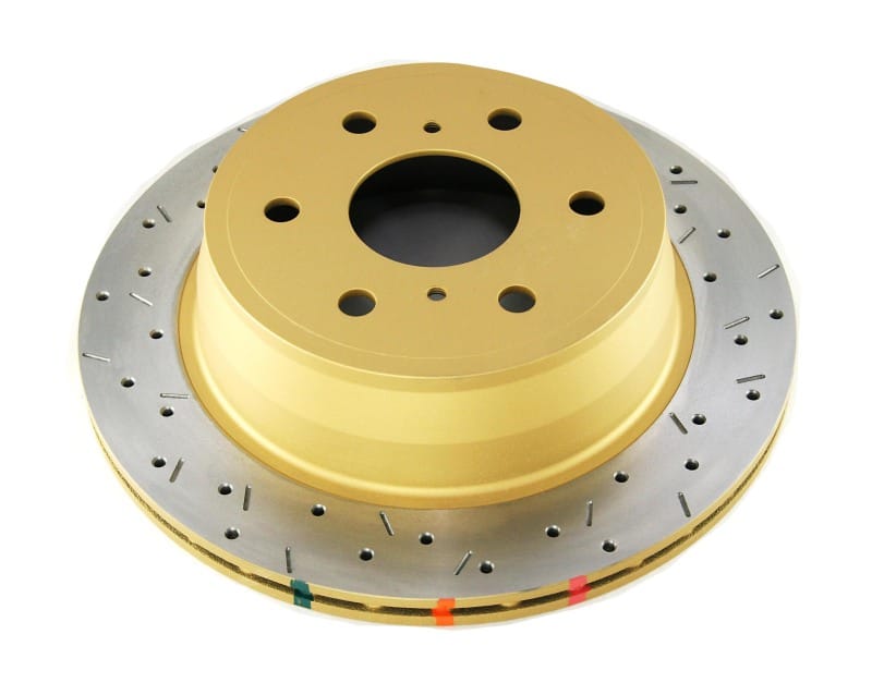 DBA — 4000 Series Rotor - Cross Drilled/Slotted Uni-Directional Rotor
Rear 4000 Series XS Gold Brake Rotor