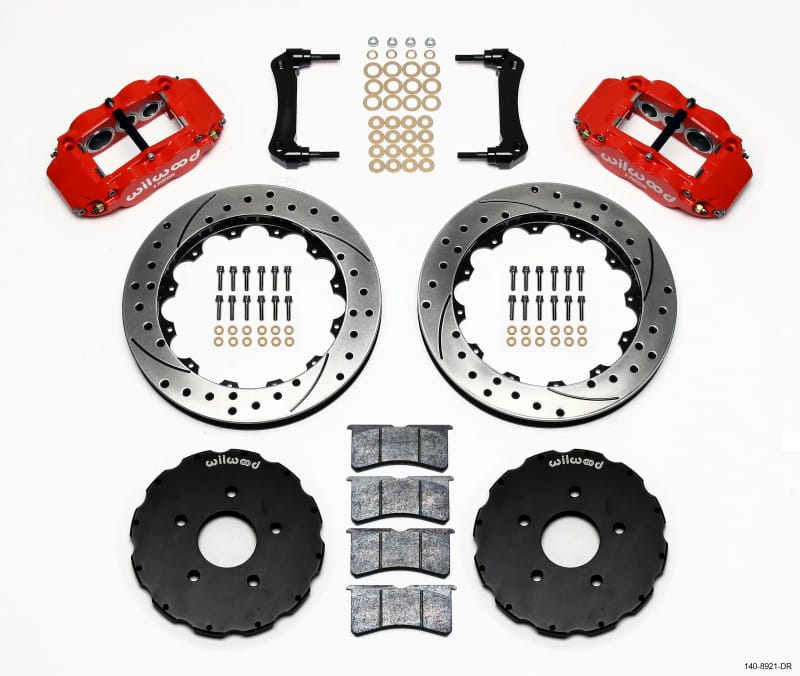Wilwood — KIT,FRONT,VETTE,97-13,FNSL6R,13.00 ROTOR PERFORMANCE DRILLED,RED