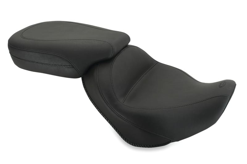 Mustang Motorcycle — Mustang 02-08 Triumph America,03-08 Speedmaster Standard Touring 2PC Seat - Black