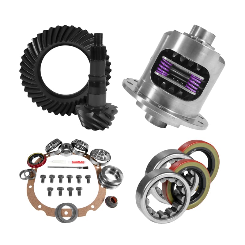 Yukon Gear & Axle — 8.8in. Ford 3.31 Rear Ring/Pinion; Install Kit; 31spl Posi; 2.53in. Axle Bearing
8.8" Ford 3.31 Rear Ring & Pinion, Install Kit, 31spl Posi, 2.53" Axle Bearings