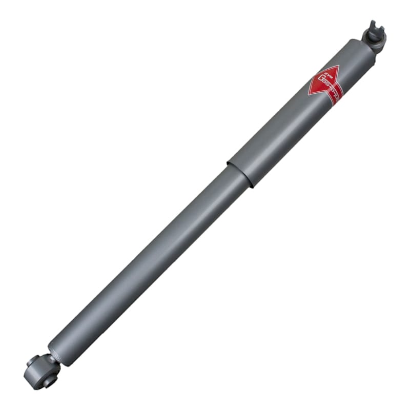 KYB — The KYB Gas-a-just monotube shock absorber has additional performance advantages over the traditional twin-tube design: It can instantly, automatically adjust to your performance needs and never experiences fade due to aeration. The KYB Gas-a-just has two separate working chambers: An air-free hydraulic piston and valve area for responsiveness and control, and a second high-pressure nitrogen gas area with a floating piston that provides a comfortable ride during normal driving and adds instant p
High Pressure Monotube Gas Shock