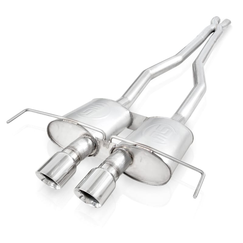 Stainless Works — Stainless Works Coupe Catback Dual Turbo Chambered Mufflers Performance Connect
