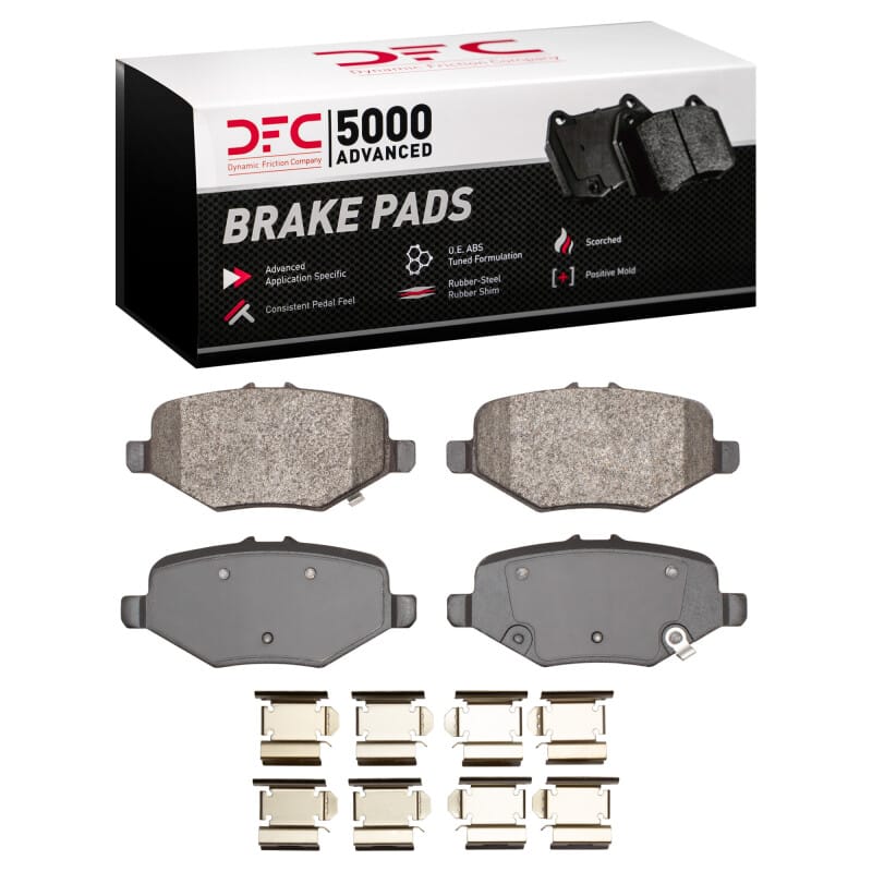 DFC — DFC 5000 Advanced Pads - Semi-Metallic and Hardware Kit