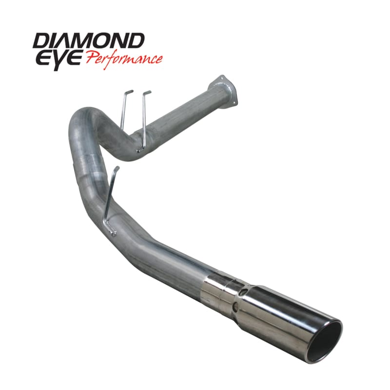 Diamond Eye Performance — 2011-2014 FORD 6.7L POWERSTROKE F250/F350 4" DPF BACK SINGLE 409 STAINLESS STEEL