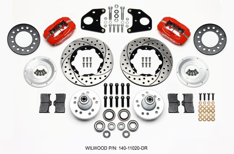Wilwood — KIT,FRONT,B&E BODY,62-72,DRUM,FDLI,11.00 SRP,RED