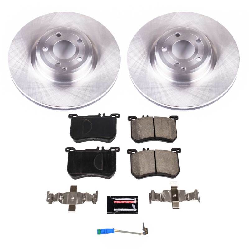 PowerStop — OE Stock Replacement Low-Dust Ceramic Brake Pad and Rotor Kit