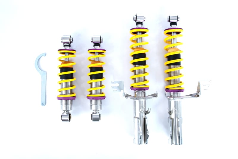 KW — Height adjustable stainless steel coilovers with adjustable rebound damping
KW COILOVER KIT V2 - 15215021