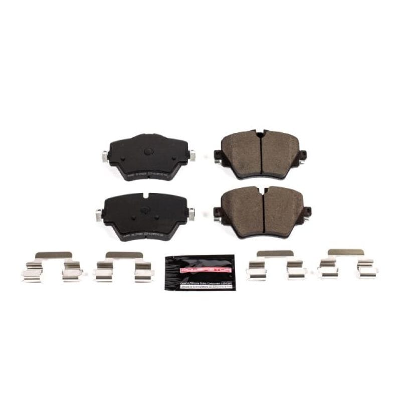 PowerStop — PowerStop - Z23 Daily Driver Carbon-Fiber Ceramic Brake Pads with Hardware Kit