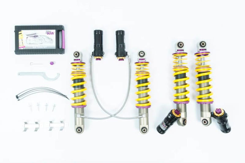 KW — Adjustable Coilovers with Rebound and Low & High-speed Compression adjustability
KW COILOVER KIT V4 - 3A711004