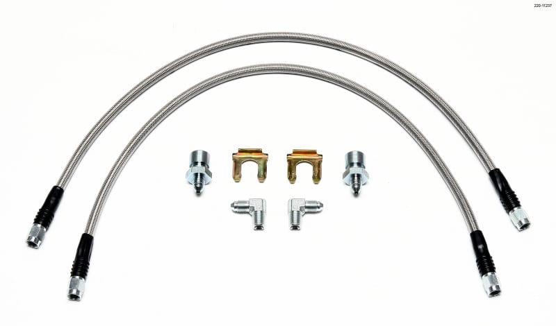 Wilwood — Wilwood Flexline Kit 22 inch 3/8-24 to 90 Degree
FLEXLINE KIT