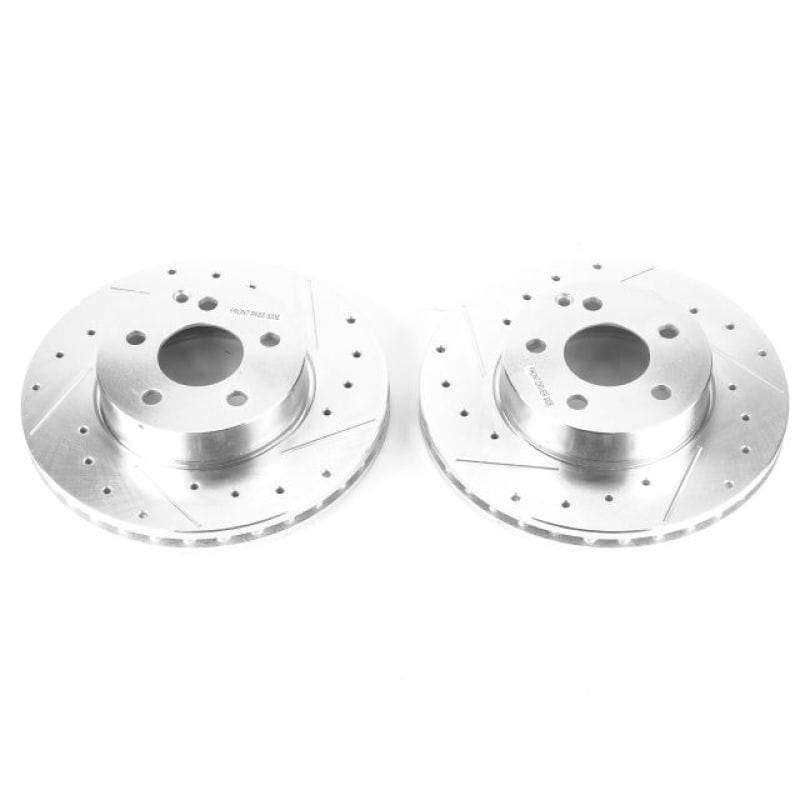PowerStop — PowerStop Evolution Performance Drilled, Slotted & Plated Brake Rotor Pair